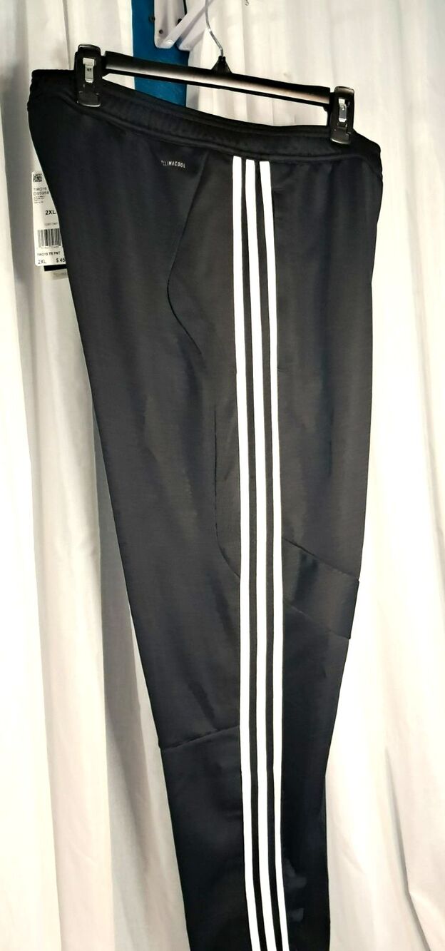 NWT Adidas Tiro 1 Mens Black Size 2XL Training Pants Football Soccer Straight - Picture 5 of 8